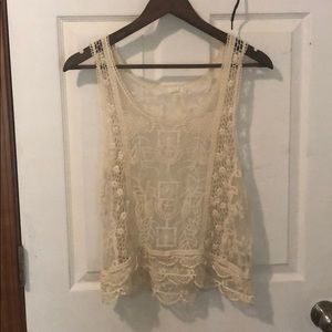 See through cute top!